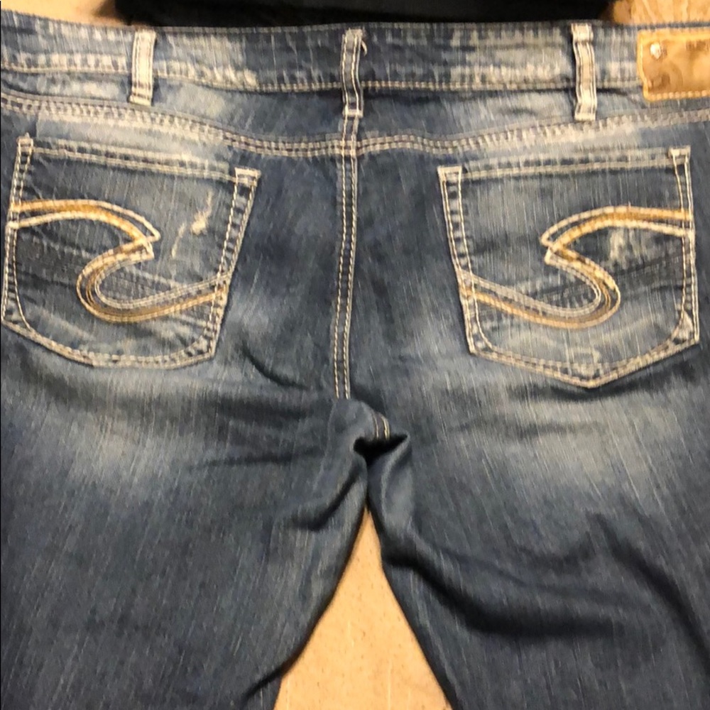 🎉 Silver AIKO SKINNY Size 36